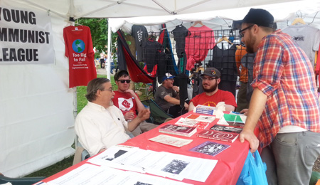 The times are a-changin, says Communist organizer at Columbus festival