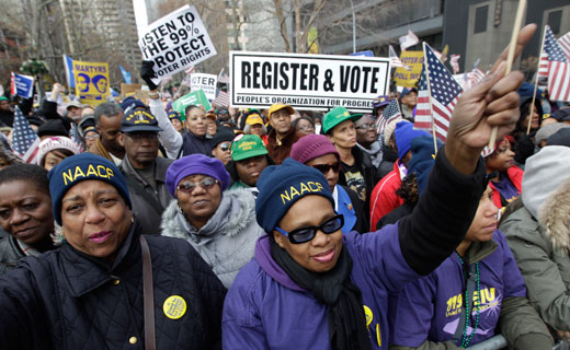 This holiday season demand jobs, benefits, voting rights