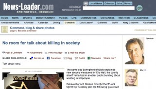 Springfield, MO Sheriff talks about killing communists