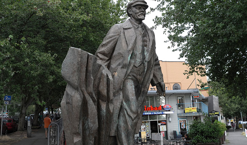 Lenin’s New York statue down but stature remains
