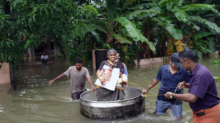 International Notes: Urgent:  floods strike Kerala, India