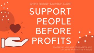 Make a gift to People Before Profits for the holidays!