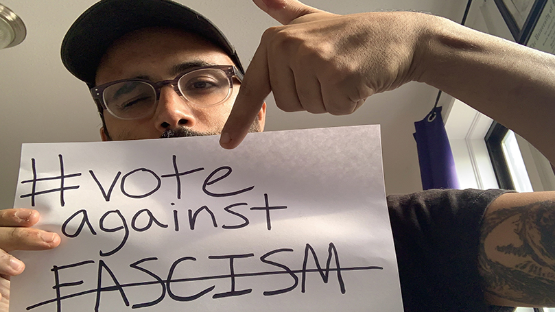 Election countdown: #VoteAgainstFascism