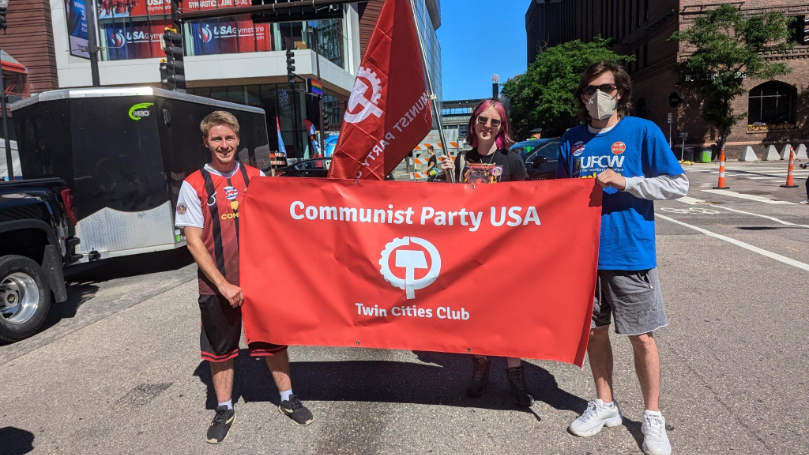 Twin Cities comrades at Pride