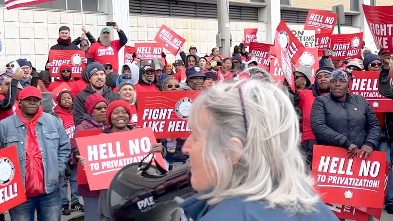 CPUSA clubs join postal workers’ rallies against cuts, privatization