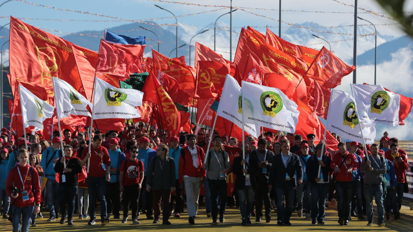 YCL USA Honors World Federation of Democratic Youth’s 80th