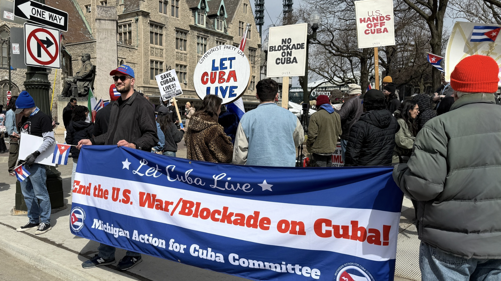 Hands off Castro! No war on Cuba!