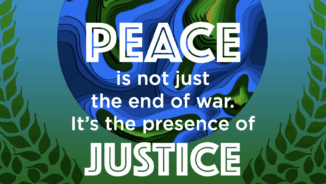 Peace is not just the end of war. It’s the presence of justice